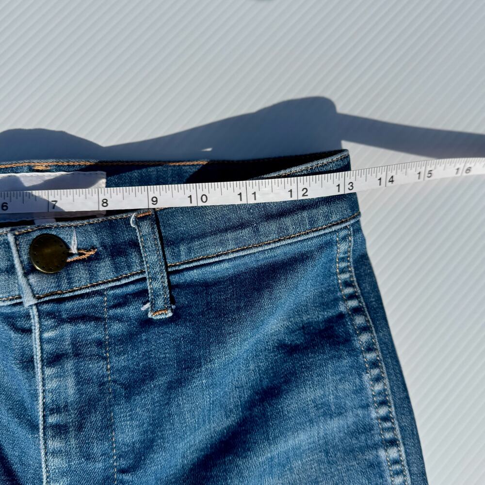 The Great. Sea Wide Leg High Rise Crop Jeans Women’s 26 Retro Boho Coastal Euro - Picture 14 of 15